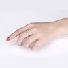 925 Sterling Silver Adjustable Letter A-Z Alphabet Adjust Open Rings For Women Bridal Wedding Wholesale Indie Anillos 2024 New 6