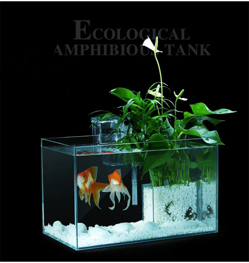 UltraWhiteFishTankFiltreAkwariumMiniAquariumFishAquariumFilterGoldfishTurtleLazy