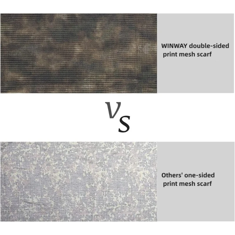 Camouflage Mesh Outdoor Scarf & Head Wrap