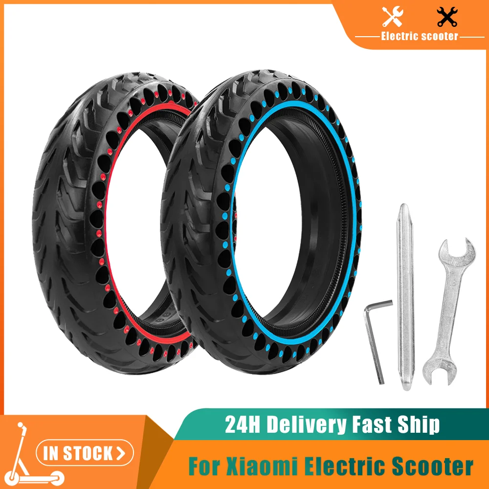 

8.5 inch Honeycomb Solid Tire For Xiaomi M365 1S Pro Pro2 Electric Scooter Anti-Explosion Shock Absorber Damping Tyre With Tools