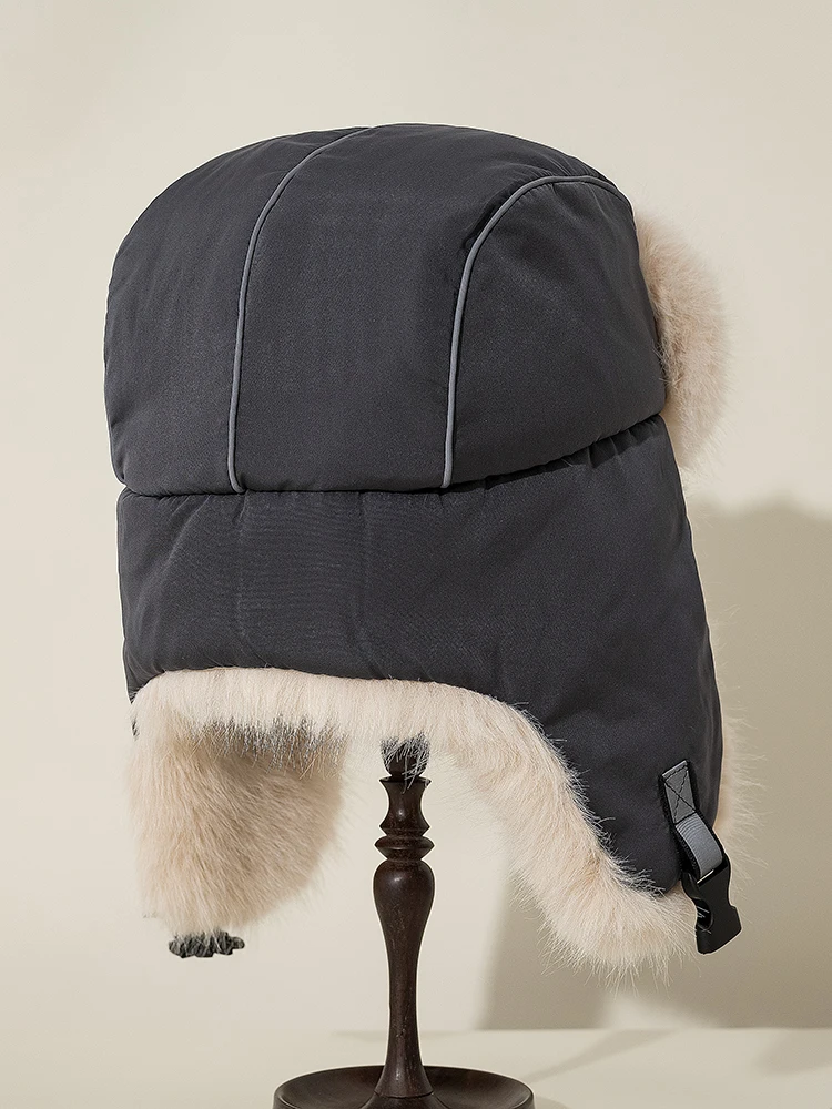 Winter Hats Women Men Earflap Russian Hat Cold-proof Keep Warm Winter Cap Faux Fur Hat Windproof Ski Cycling Thickened Beanie winter hat,fur hat,knitted earflap hat,knit beanie hat