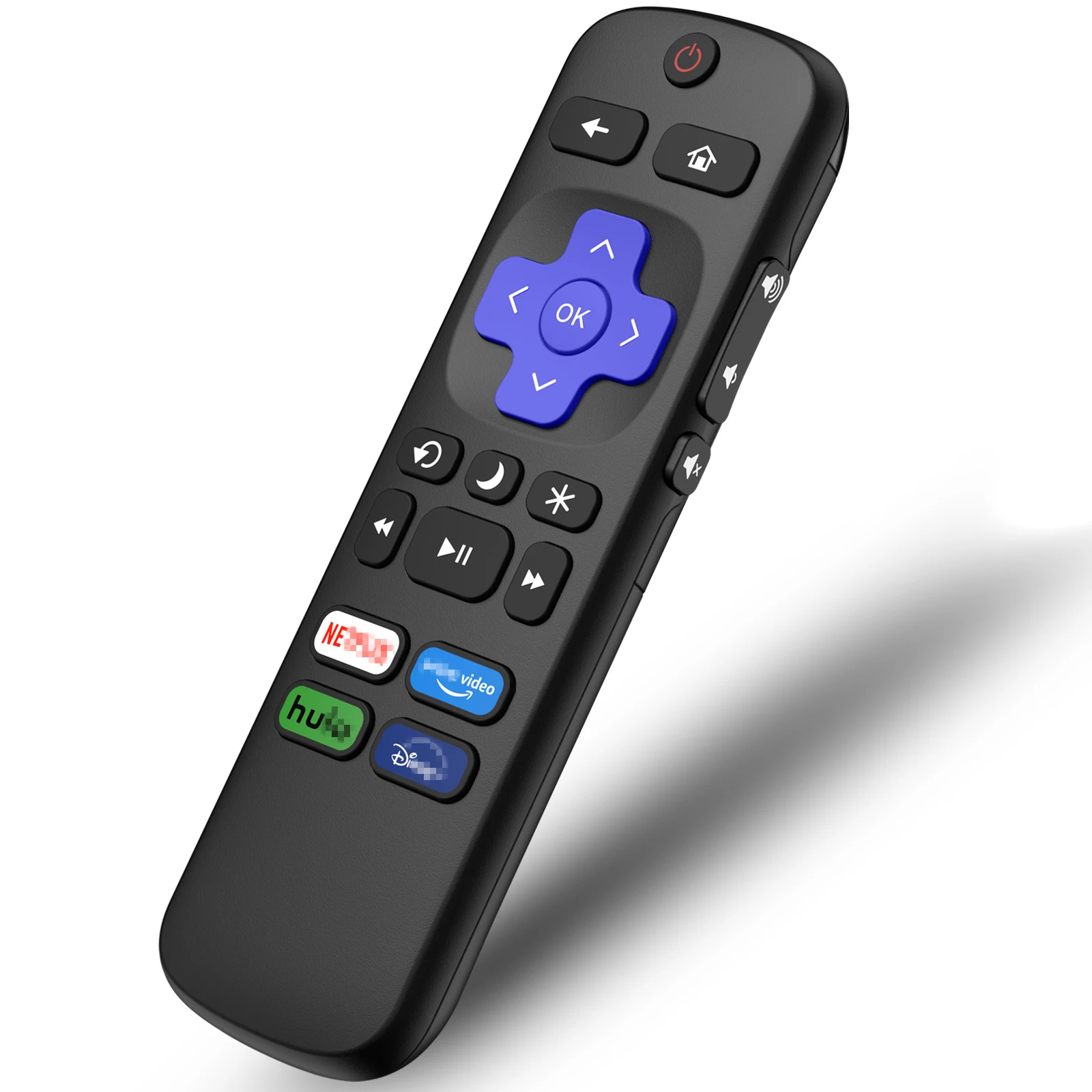 Ersatzfernbedienung für TCL Roku TV/Onn Roku/JVC Roku/RCA Sanyo Sharp Philips Insignia Hisense Element Roku (ohne Batterie)