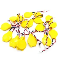 5PCS CR2032 Battery with Wire 2pin Laptop Motherboard BIOS CMOS Battery with Wire Disassemble Button Battery CR2025 CR2016 2032 - Image 3