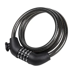 Secure Foldable Electric Scooter Chain Lock - Anti - Theft Cycling Accessory (Black)