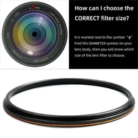 Lightdow Camera Lens Filter 6 in 1 Kits UV+CPL+FLD+ND 2 4 8 49mm 52 55 58 62 67 72 77 82 for Cannon Nikon Camera Lens - Image 5