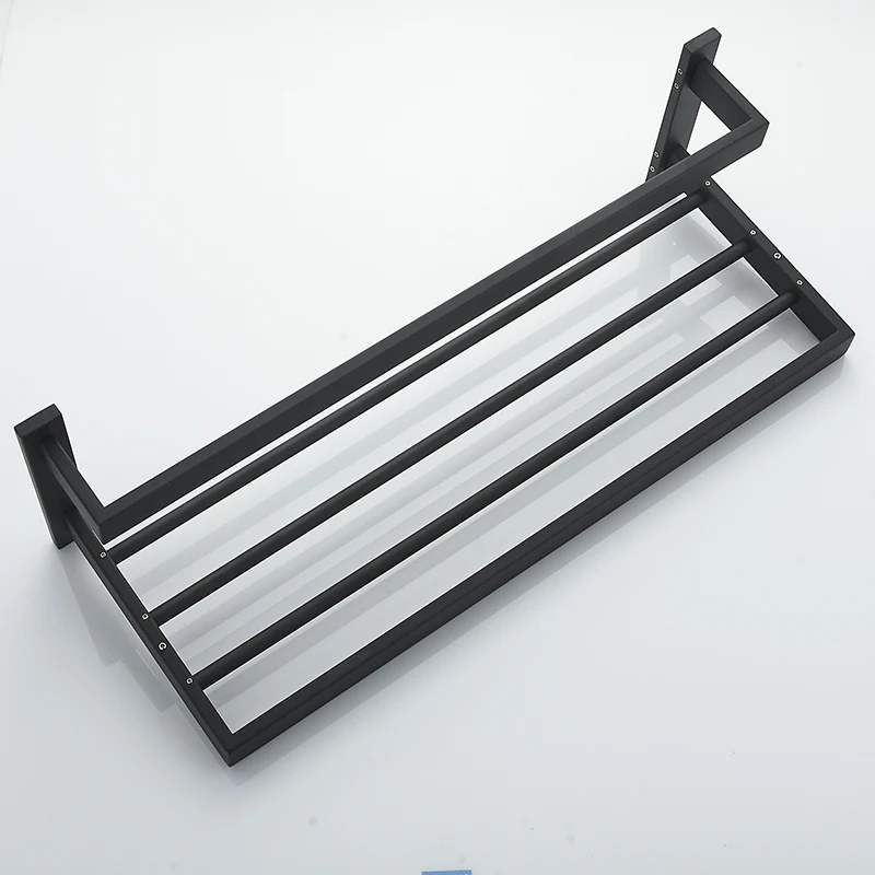 304SUS Towel rack Wall-Mounted Bathroom Item Shelf Suitable for Shower Rooms Bathroom Accessories
