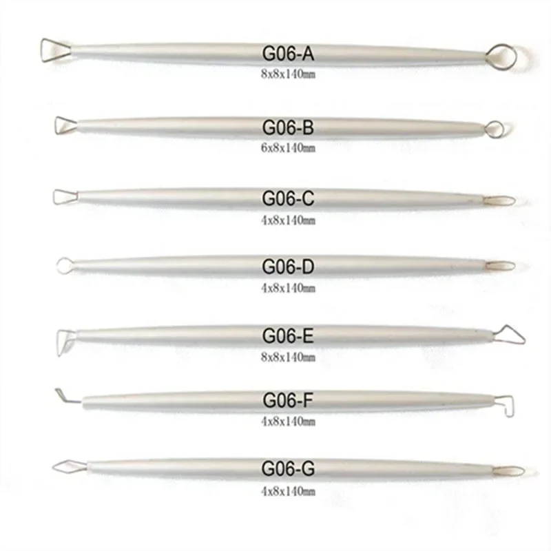 Polymer Clay Tools Pottery Ceramics Ribbon Sculpting Tools Set Pottery Clay Sculpture Caving Scraper Craft Modelling