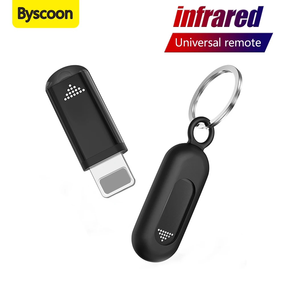 Remote Control Byscoon IR Appliances Wireless Infrared Remote Control Adapter Mobile Infrared phone Transmitter Telecontrol For IPhone Type-C