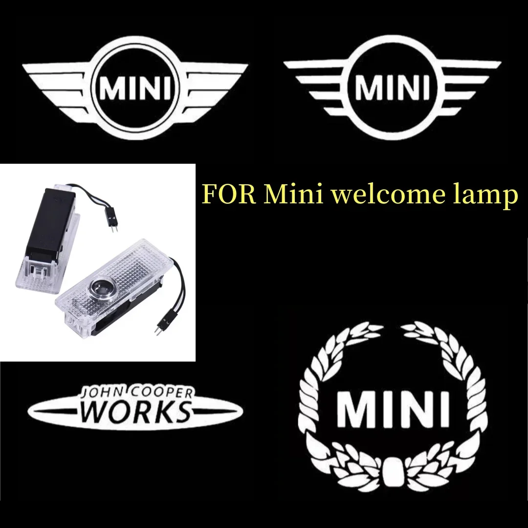 2/4개 LED 램프 컨트리맨 BMW 미니 쿠퍼 워크스 F54 F55 F56 R55 R56 R57 차량 도어 프로젝터 웰컴 라이트 자동차 액세서리