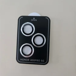 Premium HD 9H Tempered Glass Camera Lens Protector Film with Metal Scratch Resistance - Honor 400 Lite (Silver)