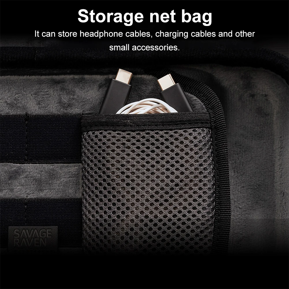 EVA Travel Carrying Bag with Mesh Compartment Hard Shell Storage Bag with 8 Card Slots Protective Case for Nintendo for Switch 2