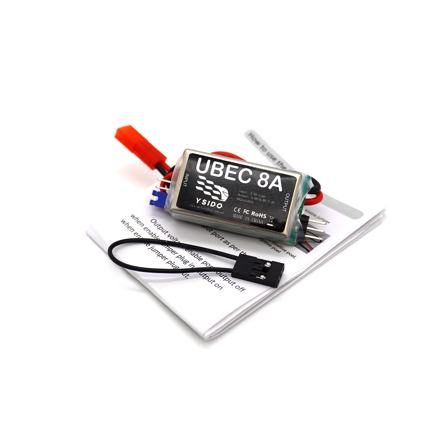 1/3/5 Stück YSIDO 8A 6A 4A UBEC Ausgang 5V/6V/7.4V BEC 2-6S Lipo Spannungsstabilisator für RC Flugzeuge FPV Drohnen Quadcopter – Detail 14