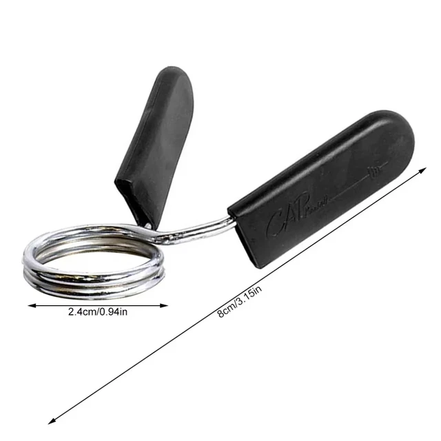 1 Piece 25/28/30 mm Barbell Clamp Spring Collar Clips Gym Weight Dumbbell Lock Standard Lifting Kit Barbell Lock 6