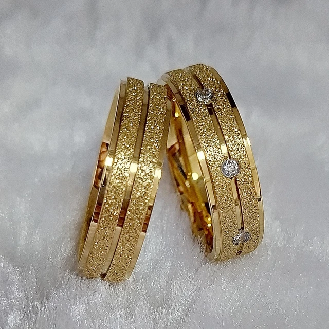 Diamond Matching Wedding Bands in 18k Gold/couple Ring Set for Lovers/his  and Her Ring/wedding Ring Set/bridal Jewelry/custom Fine Jewelry - Etsy  Australia | Couple wedding rings, Couple ring design, Matching couple rings