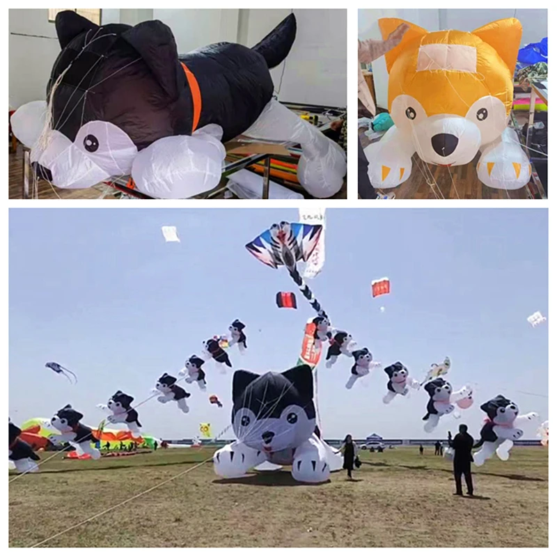 

Free Shipping giant kites flying inflatable kites dog kite pendant soft kite 3d kites trilobite dragon flying wing outdoor toys