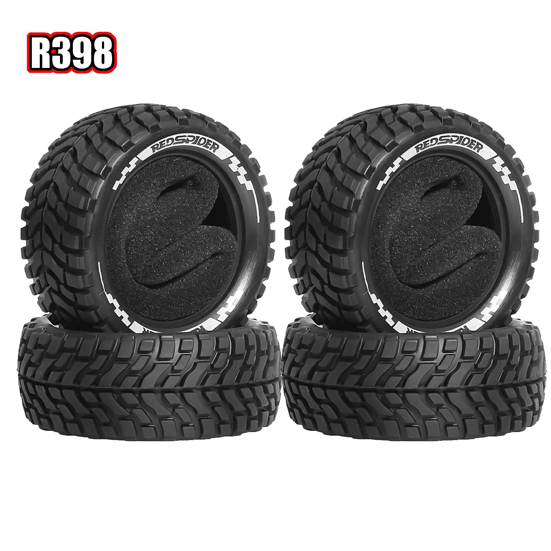 High-Grip 1/10 RC Drift Tires - Set of 4, Ideal