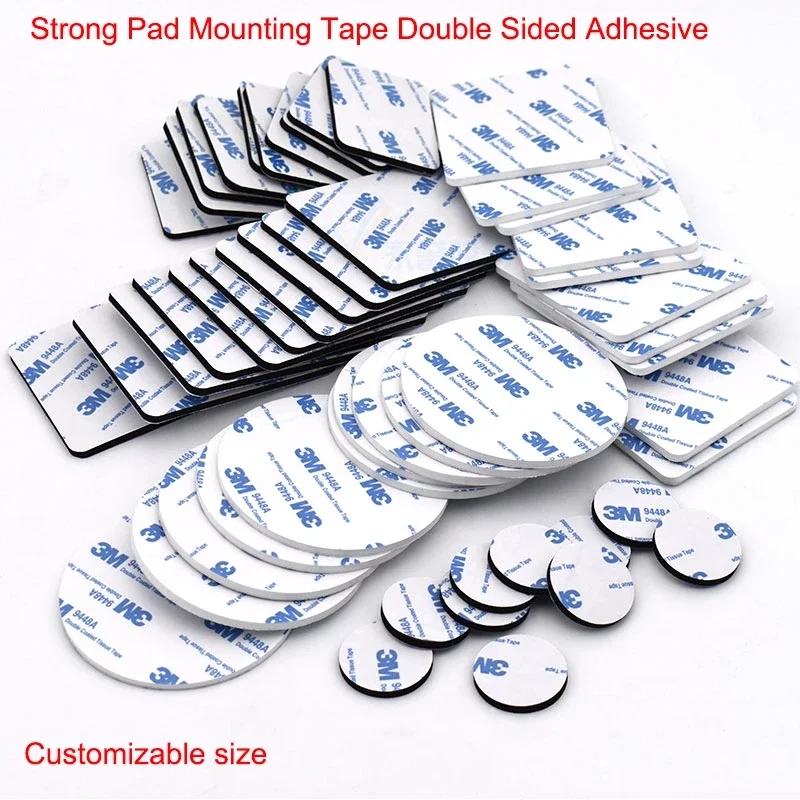 Double Sided 3M Adhesive Pads Strong Foam Adhesive Pads Self Adhesive 9448A