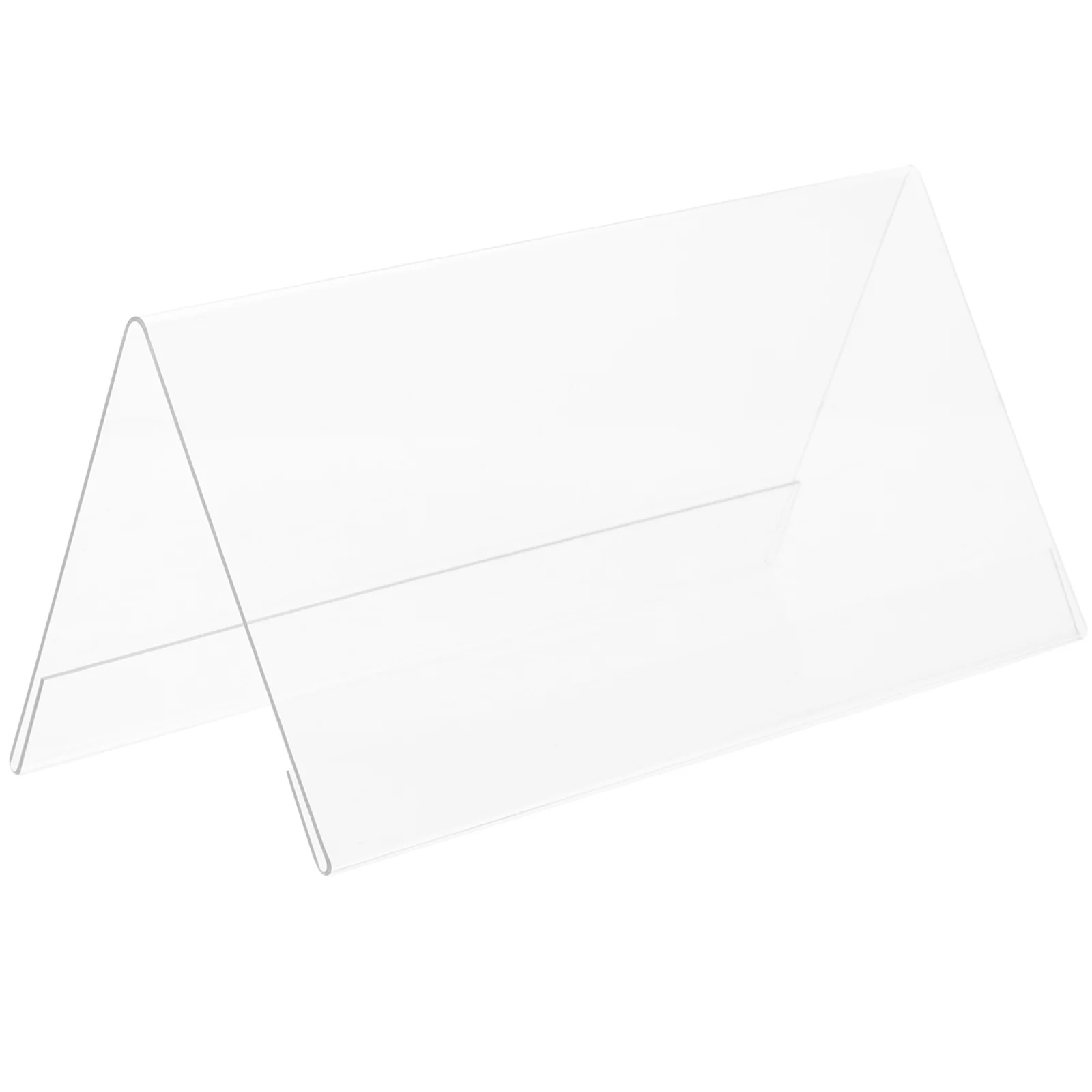 Acrylic Invitations Sign Blank Table Number Holder Wedding Card Desk Name Plate Signs