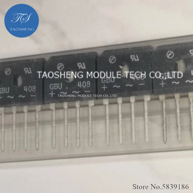 

1 шт. GBU408 4A 800V 100% новый и оригинальный мостовой выпрямитель