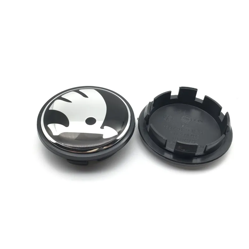 40Pcs/Lot 56mm 60mm 65mm Car Wheel Center Cap Hub Cover Badge Emblem For Skoda 1J0601171 3B7601171 Styling Accessories