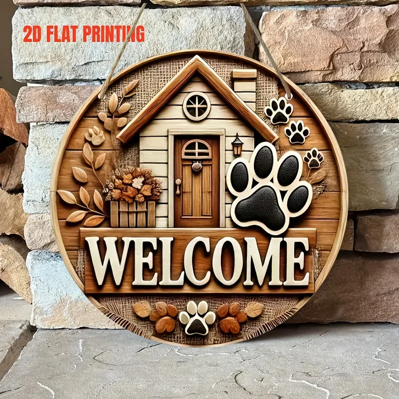 Rustic Wooden Welcome Sign 5