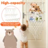 Toy Hammock Stuffed Animals Storage Net Kids Toys Storage Organizer Wall Hanging Toy Hammock Net For Decorate Children's Rooms 2