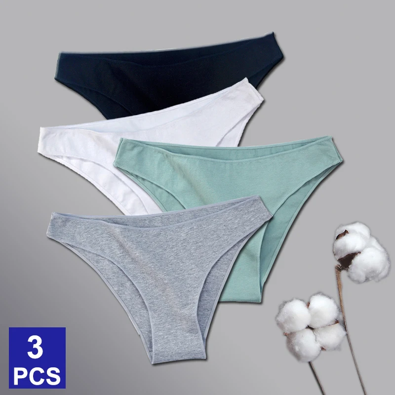 

3 шт./комплект, женские хлопковые трусы
