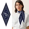 Four Seasons Wild New Live Selling Retro Classic Key Cashew Diamond Scarf Women's Twill Temperament Small Scarf Silk Scarf Scarf 1