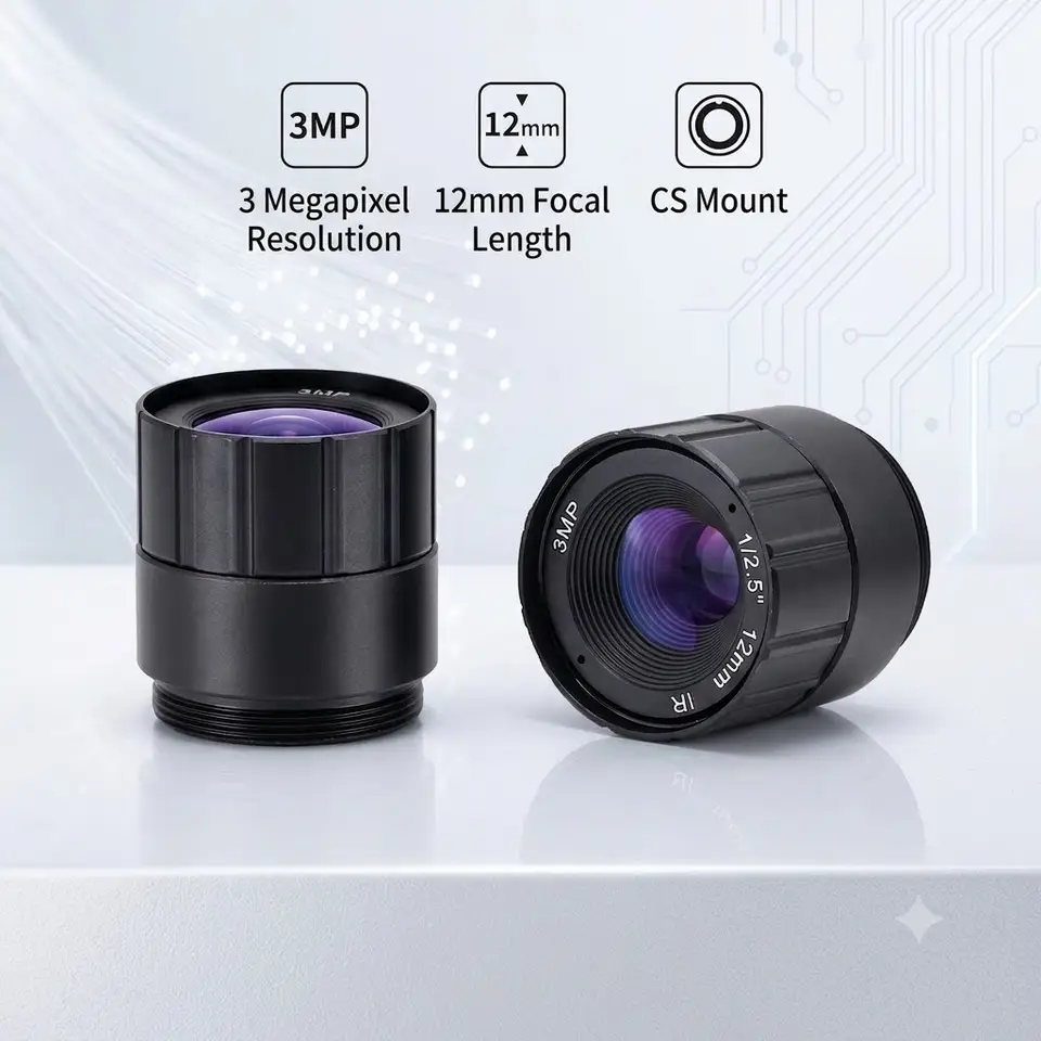5MP CS Mount CCTV Lens 2.1mm 2.8mm 4mm 6mm 8mm 12mm 16mm 25mm Fixed Focal 650nm IR Filter Day Night Vision Security Camera Optic image 10