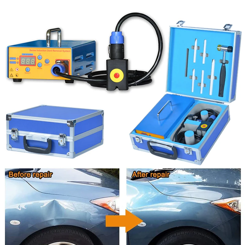 Machine de débosselage de voiture sans peinture, chauffage par induction,  équipement de débosselage, outils de carrosserie automobile