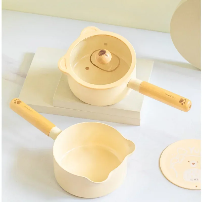 

Home Non-stick Frying Pan Healthy Ceramic Multifunctional Cooking Pots Heat Conduction Uniform Soup Pot