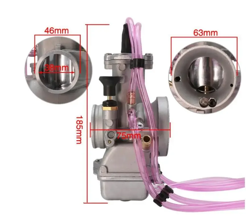 Carburatore Mikuni TX38 38mm Per Moto 2 Tempi – Compatibile Con KTM 250 XC 2017 E Modelli 200-350cc, Prestazioni Elevate
