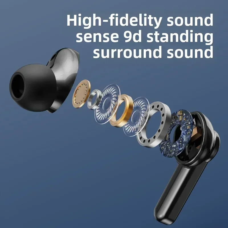 Wireless Earphone Bluetooth Headphones Sport Noise Reduction Earbuds
