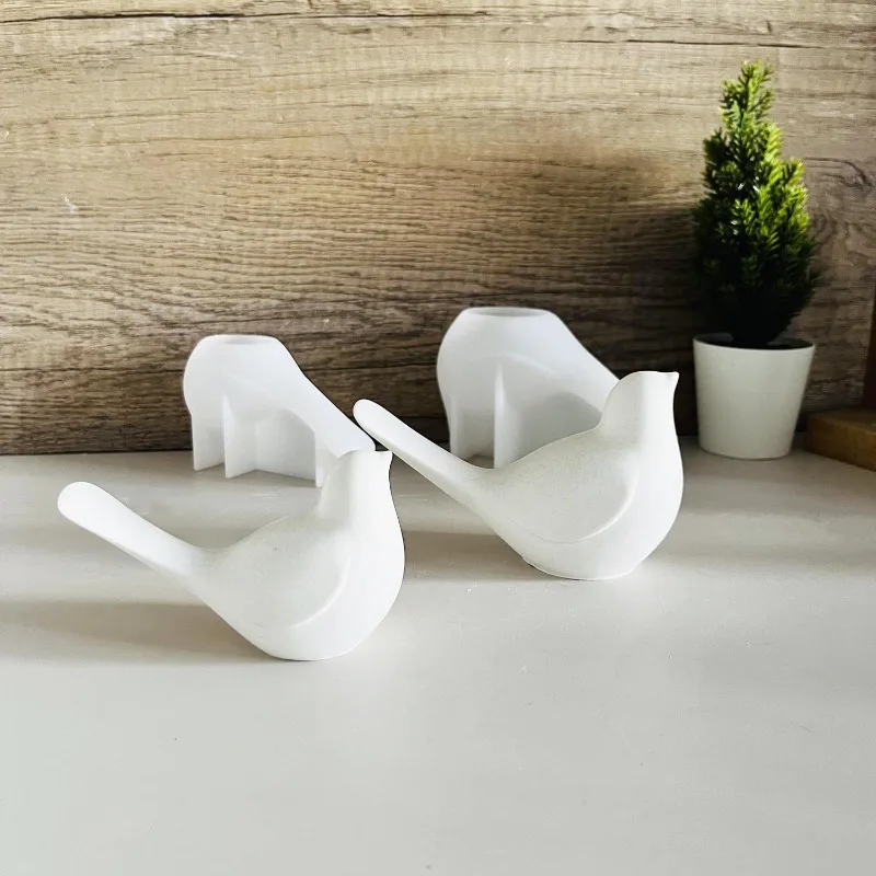 3D Bird Silicone Mold Bird Resin Molds Animal Birds Candle Mold Concrete Cement Mould Aromatherapy Soap Epoxy Resin Molds silicone mold