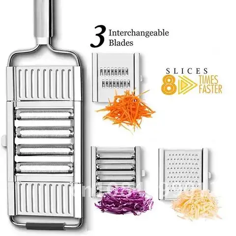 

Vegetable Slicer Stainless Steel Grater Cutter Shredders Fruit Potato Peeler Carrot Grater Cutter Kitchen Accessories Dropship