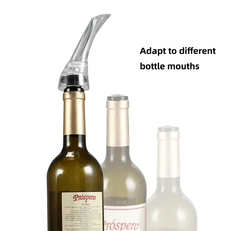 Acrylic Wine Aerator Pourer Premium Aerating Pourer Red Wine Decanter Cap Spout Stopper Bottle Mouth Dispenser Decanter Spout liquor pourers wine pourers wine accessories liquor dispenser