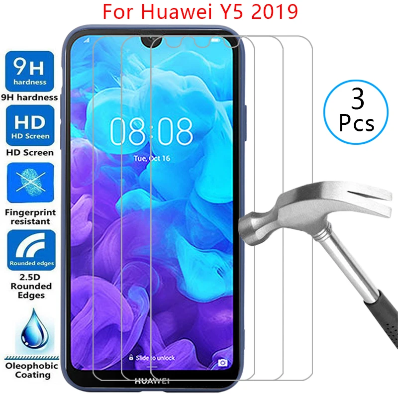 Закаленное стекло для huawei y5 2019, чехол для телефона huaweiy5 y 5 5y y52019 2019, задняя крышка корпуса huawey huwei hawei huawi huwaei hauwei