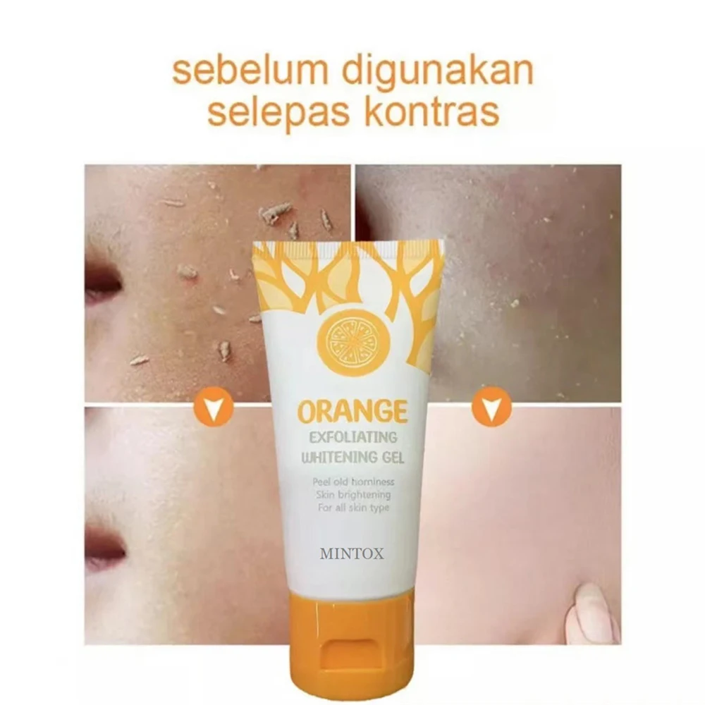 

Body Lotion Scrub Orange Exfoliating Gel Skin Cleansing Improve Skin Moisturizing Inhibit Formation Body Body Scrubs