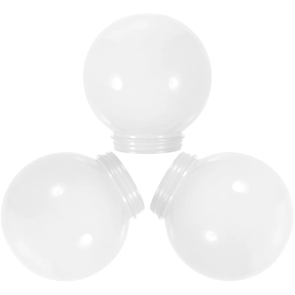 

3pcs Globe Light Cover Post Globe Lamp Shades Ball Lamp Shades Lighting Fixture Replacement
