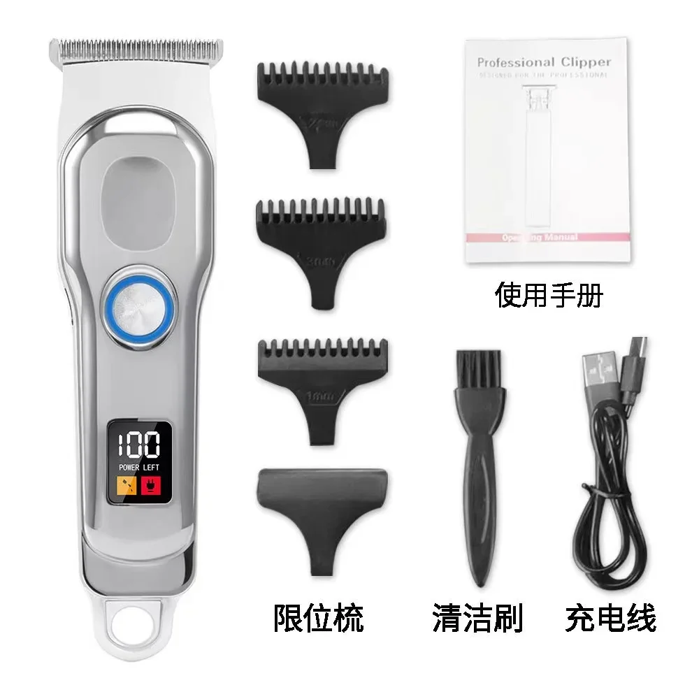 ماكينة قص الشعر الكهربائية الاحترافية القابلة لإعا...