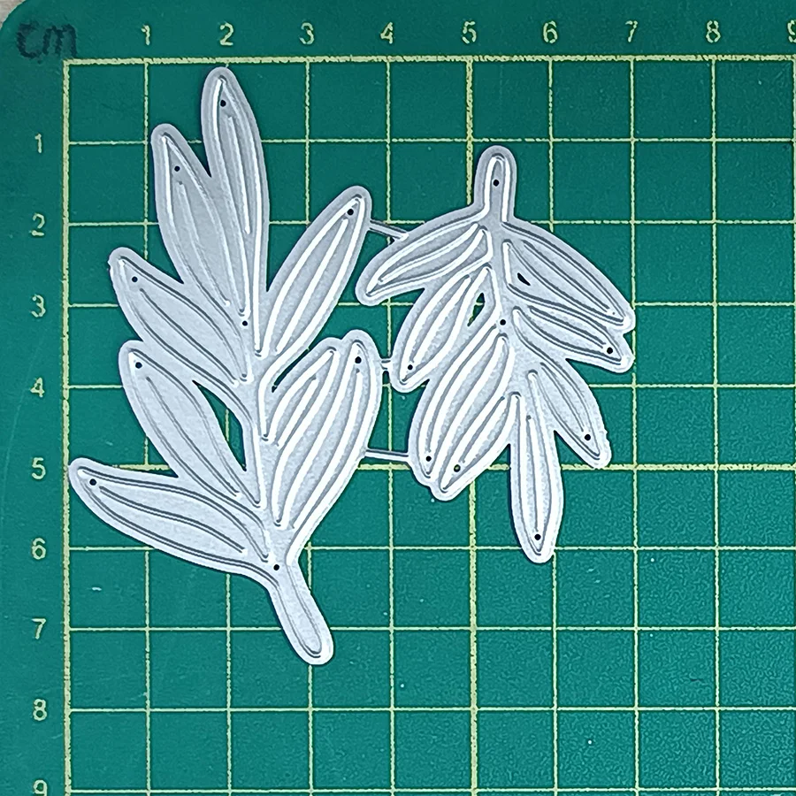 나뭇잎 올리브 가지 단풍 다이 컷 다이, DIY 스크랩북용 금속 커팅 다이, 강철 공예 다이 컷 엠보싱 다이, 2024 신제품