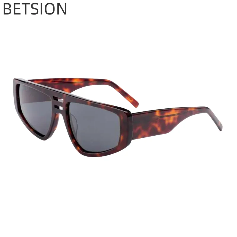 

BETSION Acetate Sunglasses for Men Custome Vintage Style Hand Made Outdoor Driving Eyeglasses for Women Optical Sun Glasses Man