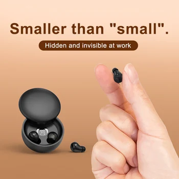 SK26 Bluetooth 5.4 Wireless Earphones Small Earbuds Sleeping Sport Invisible Headphones Bass Sound Quality Headset Sliding Cover 6