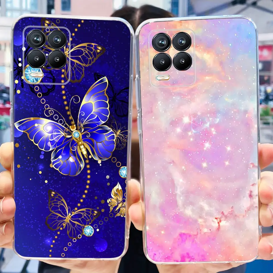 Fashion Flower Love Heart Soft Silicone Clear Phone Case Cover