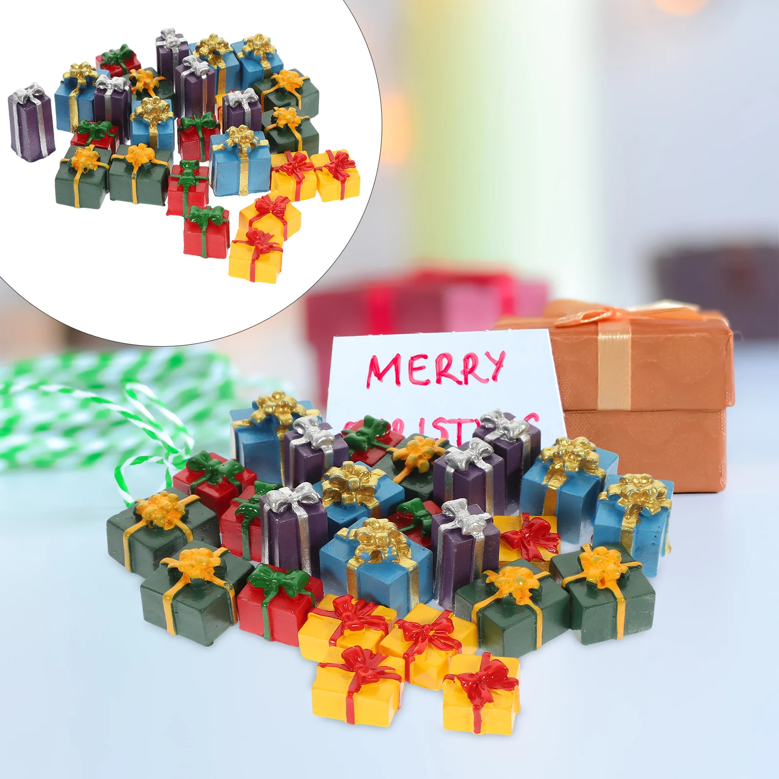 

25 Pcs Home Decor Model Desktop House Ornament Resin Crafts Ornaments Quiz