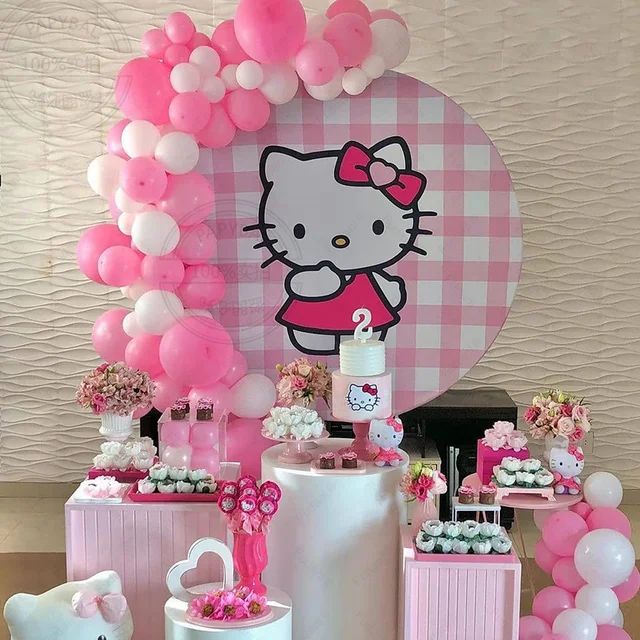 Hello Kitty Balloon Arch Balloon Decor