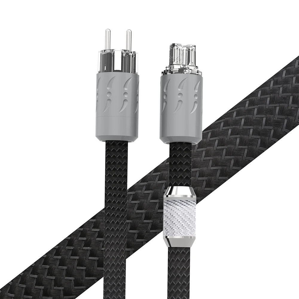 XHi End Hifi Audio Power Cable Power Cord with EU/US Plugaudio