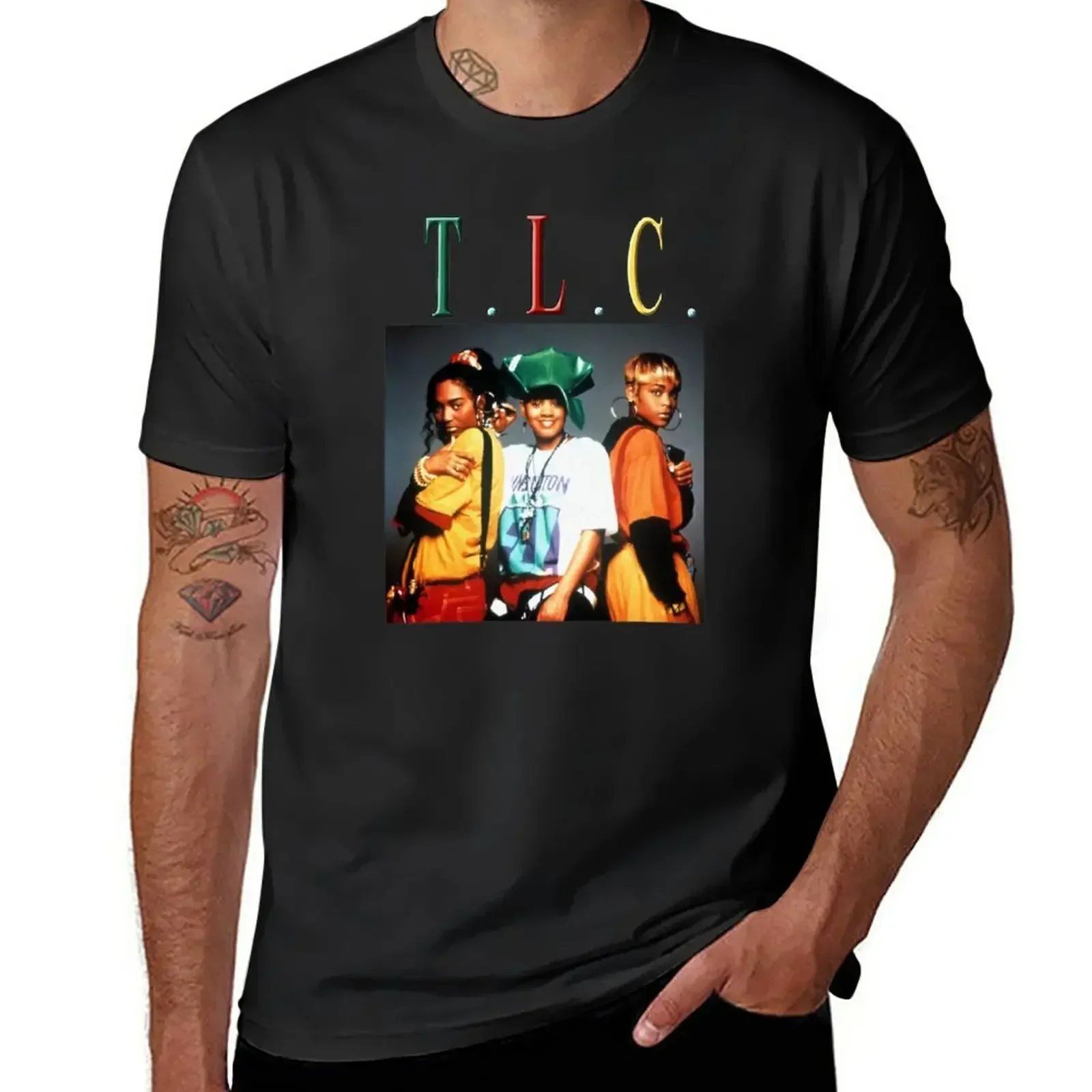 Tlc Girl T-Shirt Camicie Graphic Tees Summer Tops Mens T Shirt Graphic