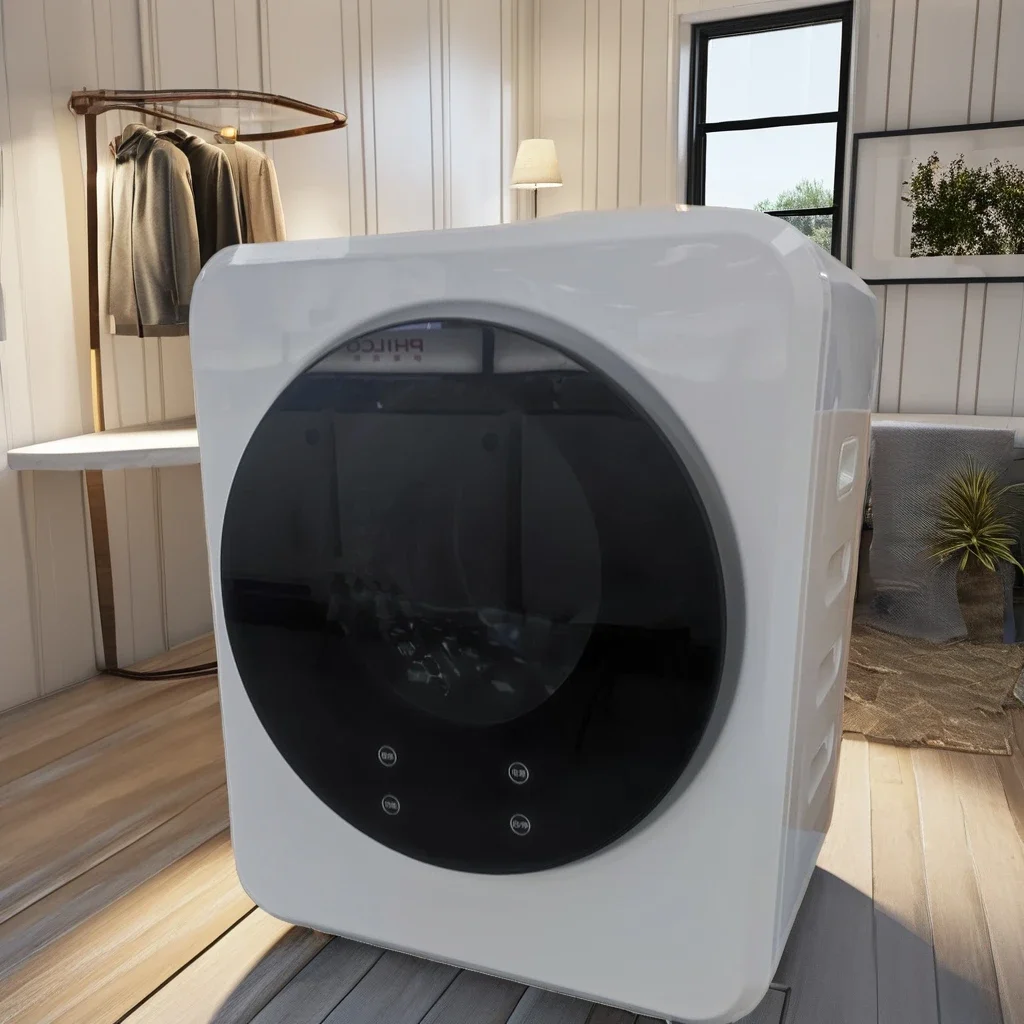 Home Compact 7kg Electric Clothes Dryer MachineSteel Anti-Stainless Automatic with Power