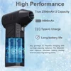 130000RPM Brushless Turbo Jet Fan Compressed Air Duster Adjustable Wind Speed Turbo Violent Blower with Light Rechargeable 4